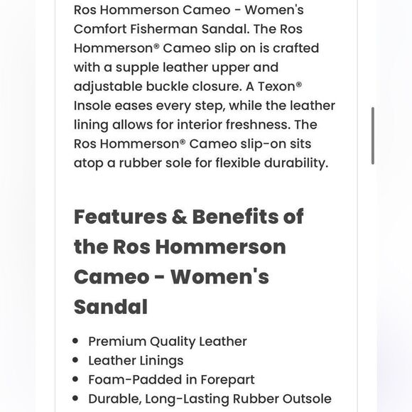 Ros Hommerson CAMEO Metallic Pewter Perforated Fisherman Loafer Sandals - Picture 3 of 16